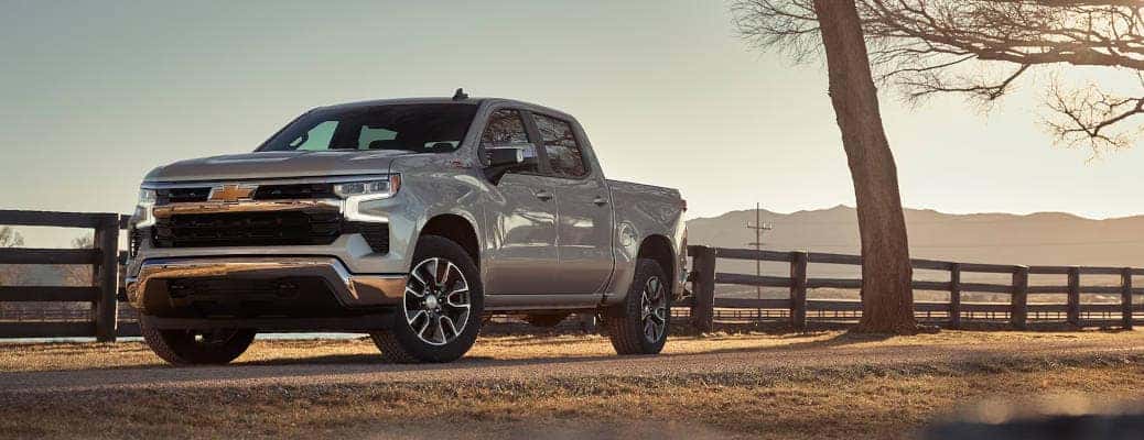 A 2023 Chevy Silverado, which is a perfect truck for working in Nashville.