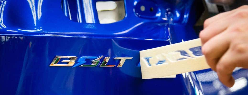 Revealing the refreshed logo of the next-gen Chevy Bolt EV.