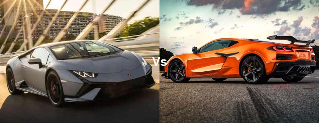 The 2023 Chevy Corvette Z06 vs the 2023 Lamborghini Huracan Tecnica | Nashville, TN 