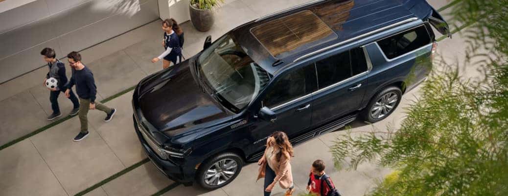 An exterior shot of the 2023 Chevy Suburban.