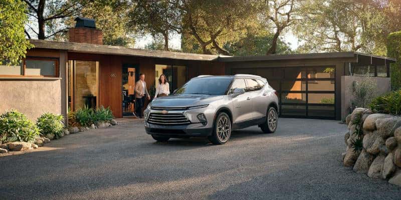 A front exterior view of the 2024 Chevy Blazer.