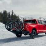 A Chevy truck on one of the Top 5 Scenic Winter Drives near Nashville