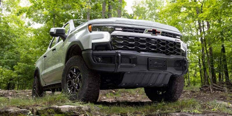 A front view of the 2024 Silverado ZR2.