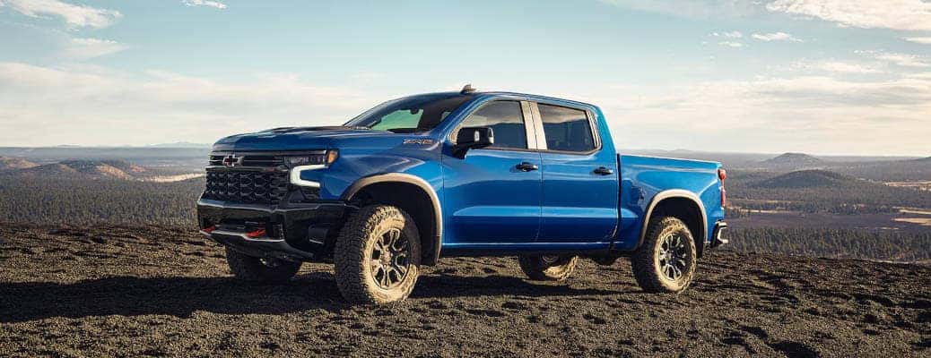 A side view of the Silverado ZR2