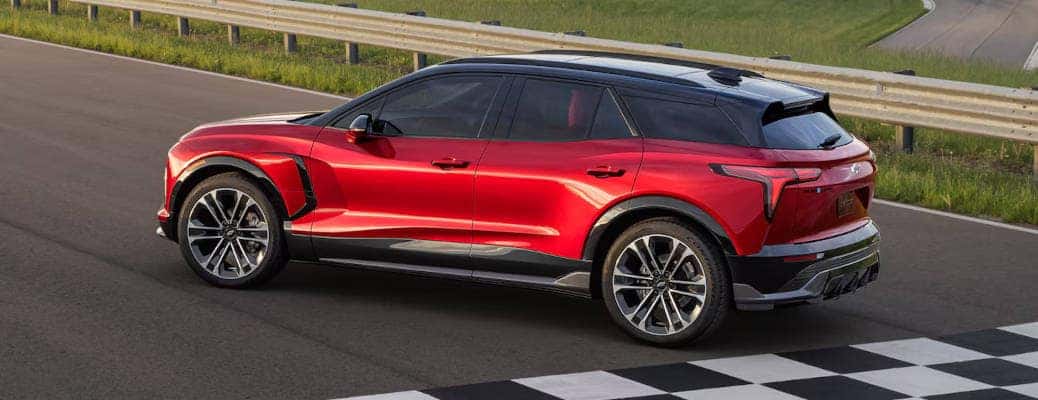 A side view of the 2024 Chevy Blazer EV SS.