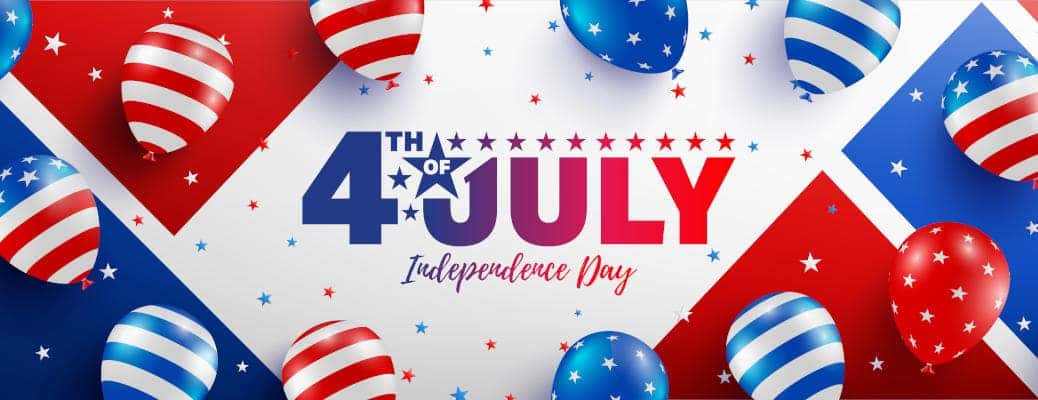 4th of July poster template.USA independence day celebration with American balloons flag.USA 4th of July promotion advertising banner template for Brochures,Poster or Banner.