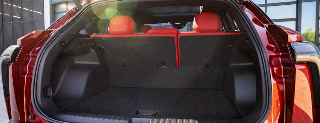 The cargo area of the 2024 Chevy Blazer EV.