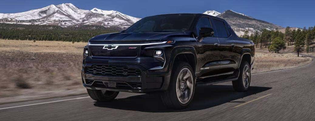 The 2024 Chevy Silverado EV, which can be equipped with adaptive cruise control.