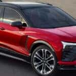 A front quarter view of the 2024 Chevy Blazer EV SS model.