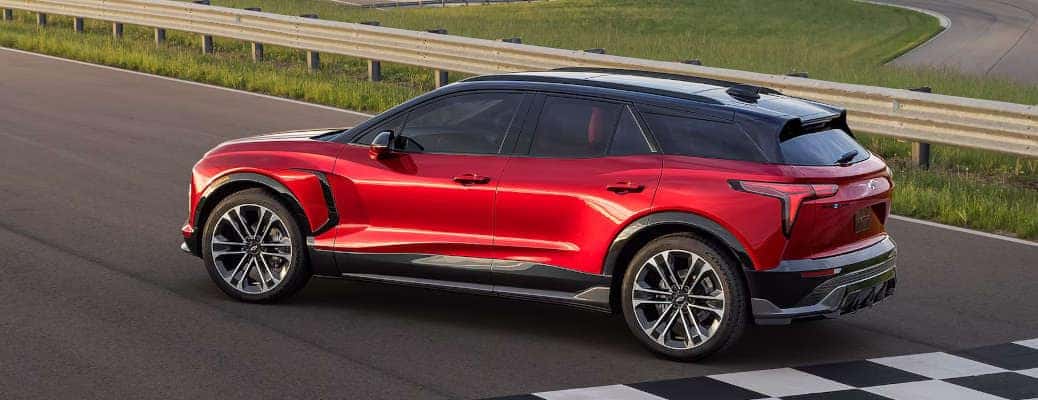 A side view of the Blazer EV SS. 