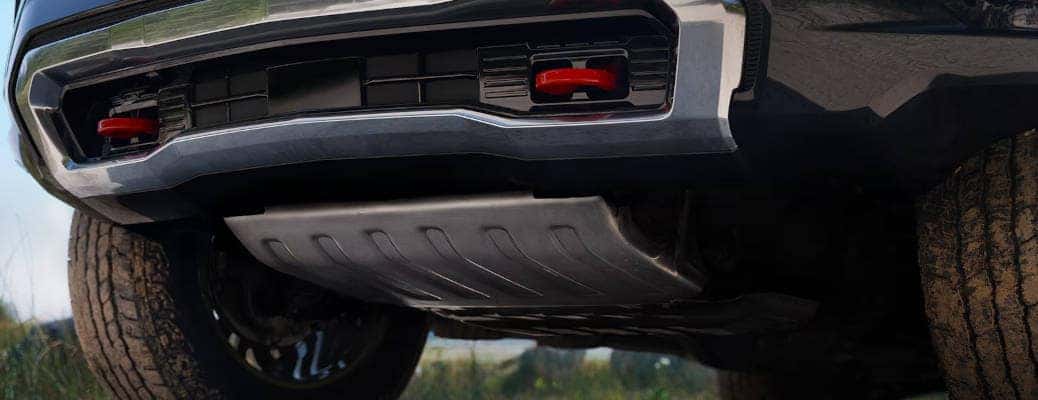 The available towing hooks on the 2025 Chevy Tahoe.