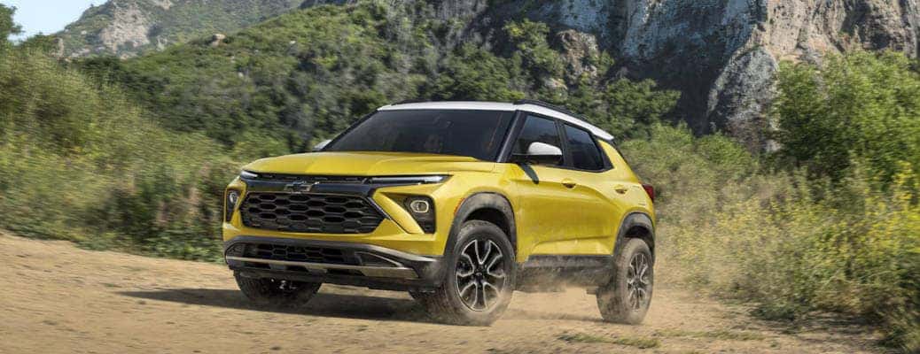 An exterior view of the 2025 Chevy Trailblazer near Nashville, TN.