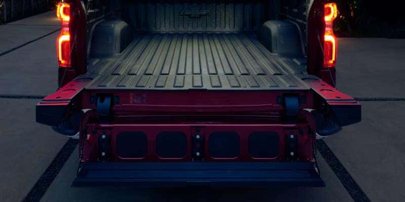 The Durabed liner and MultiFlex tailgate in the 2025 Chevy Silverado 2500 HD.
