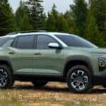 A side exterior view of the Chevy Equinox.