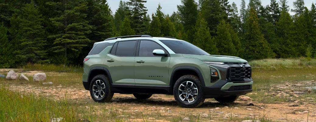 A side exterior view of the Chevy Equinox.