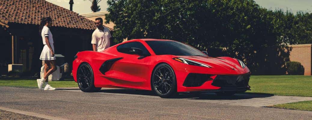A front quarter view of the 2025 Corvette Stingray.