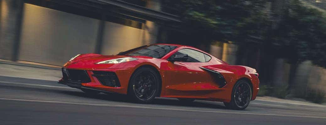 A side view of the 2025 Corvette Stingray.