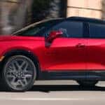 A side external view of the 2025 Chevy Blazer.