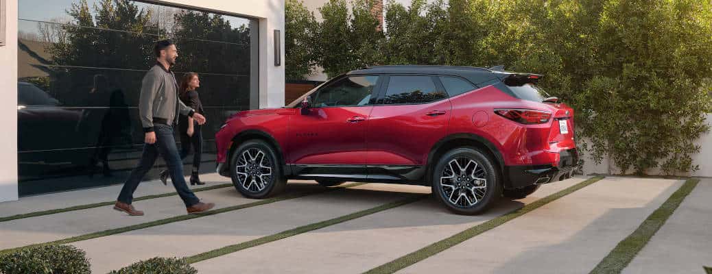A side exterior view of the 2025 Chevy Blazer for sale near Nashville.