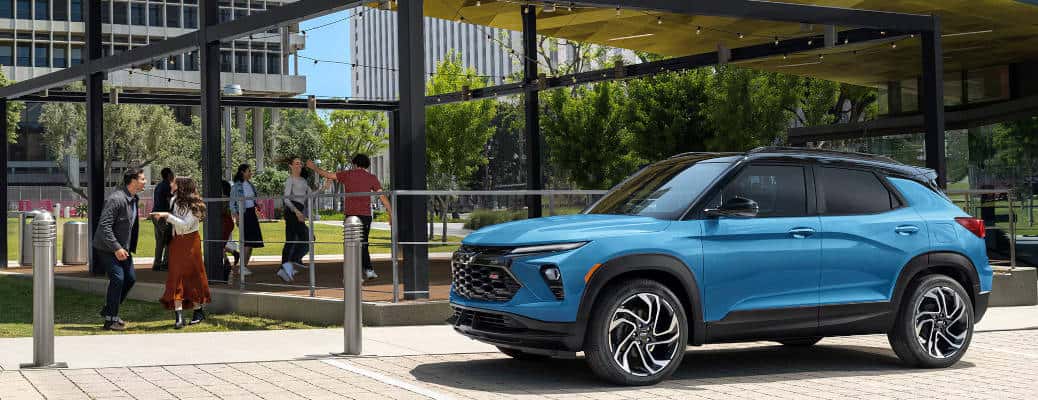 A side exterior view of the 2025 Chevy Trailblazer for sale near Nashville, TN.