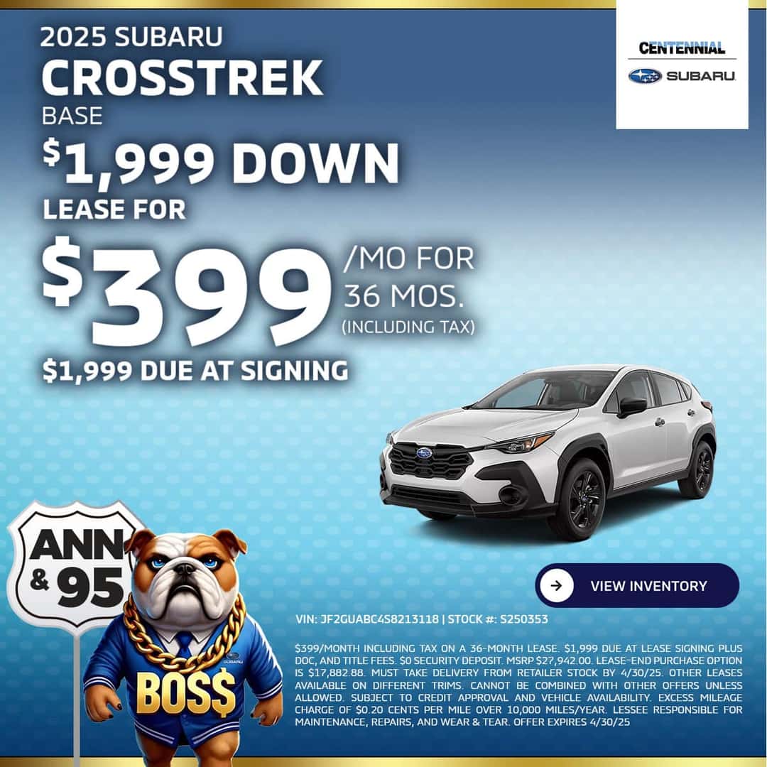 2025 SUBARU CROSSTREK BASE