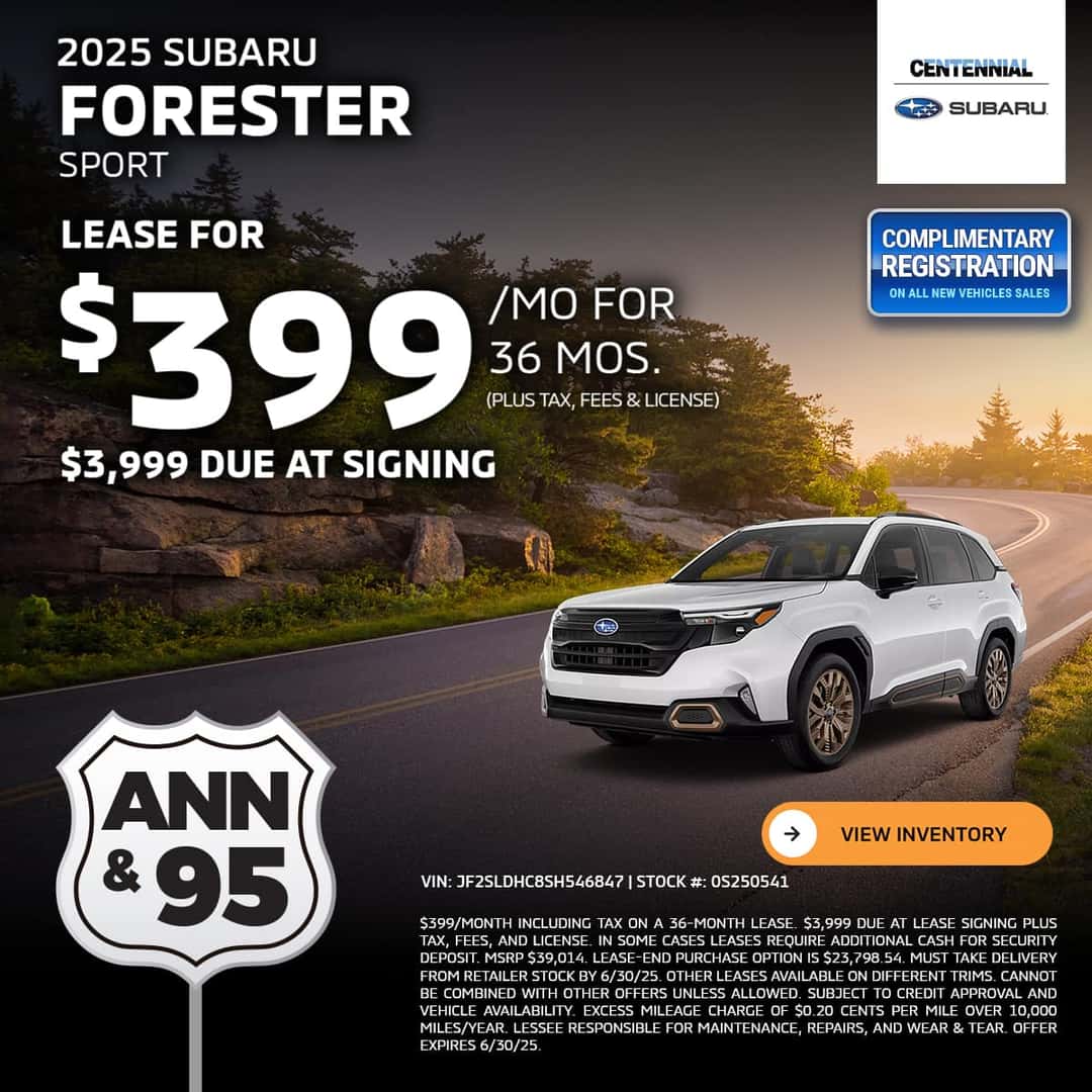 2025 SUBARU FORESTER SPORT