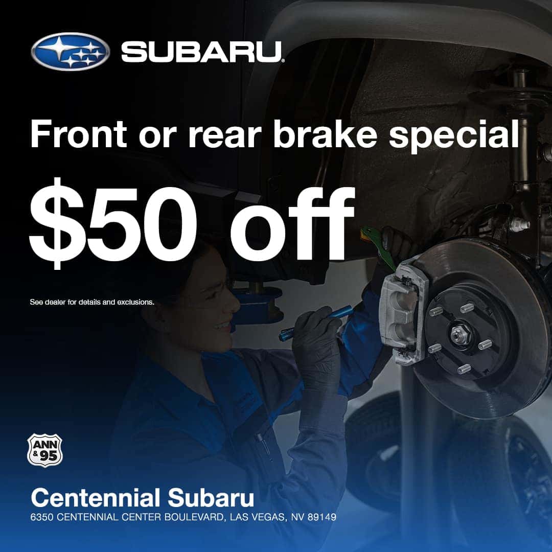 Front or Rear Brake Special