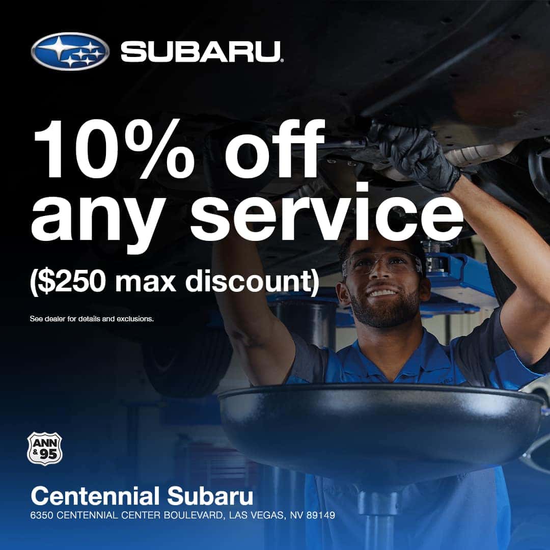 Subaru Service Discount