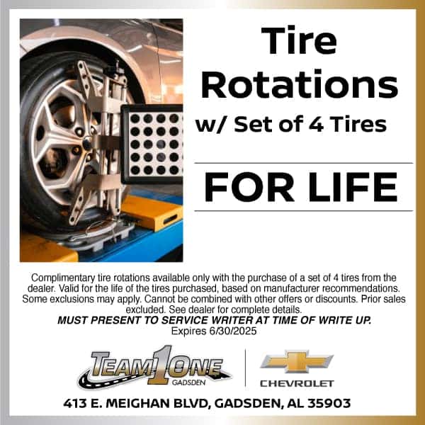 Tire Rotations for Life