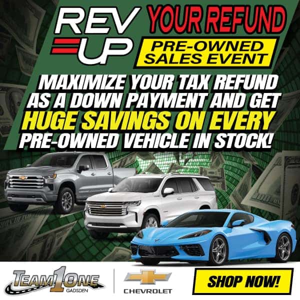Rev Up Your Refund During Our Pre-Owned Sales Event!