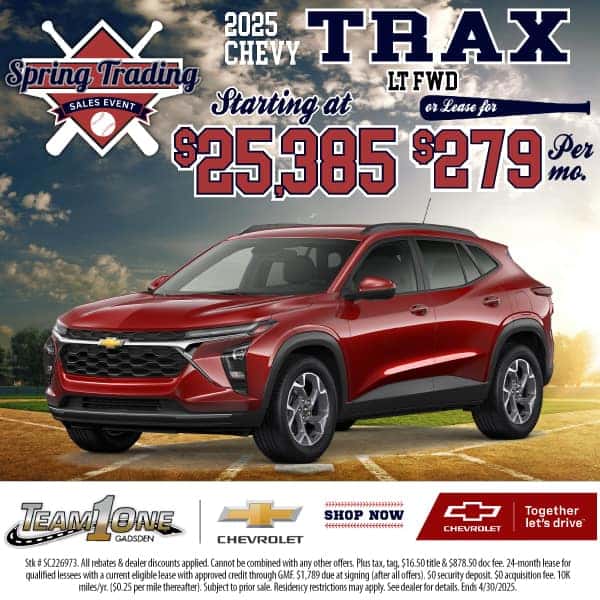 New 2025 Chevy Trax LT