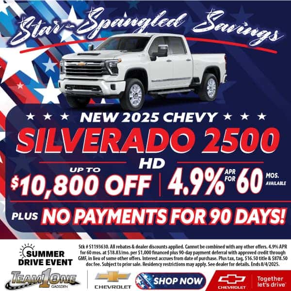 New 2025 Silverado 2500 HD