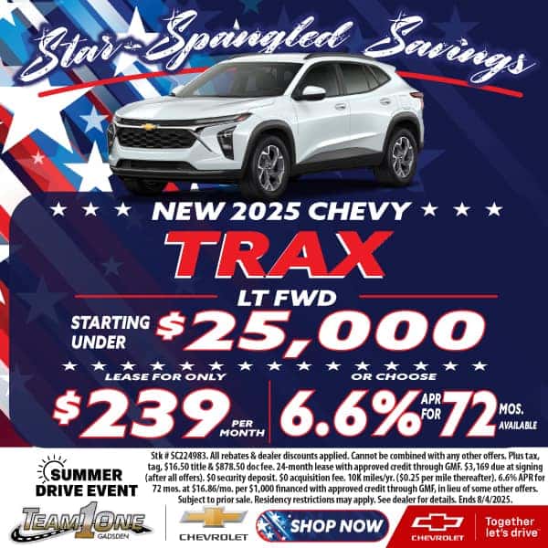 New 2025 Chevy Trax