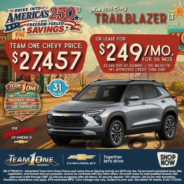 New 2026 Chevy Trailblazer