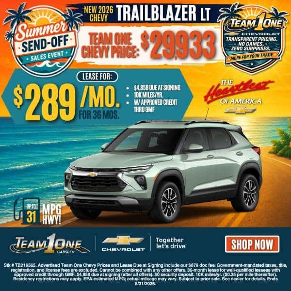 New 2026 Chevy Trailblazer