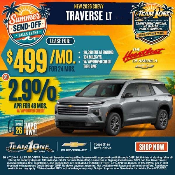 New 2026 Chevy Traverse