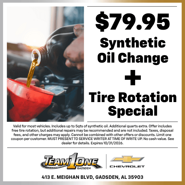 Oil Change & Tire Rotation Special