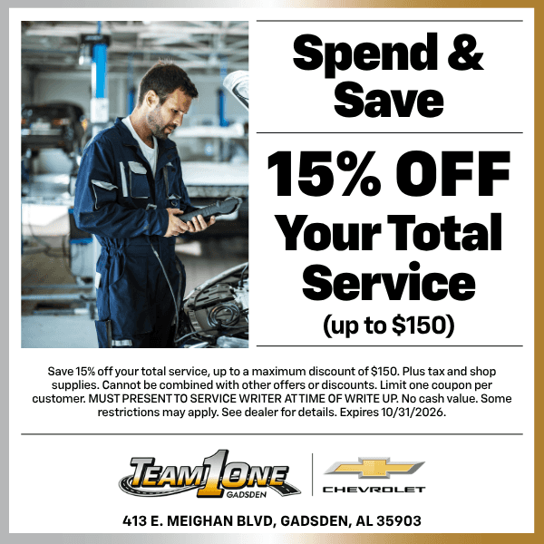 Spend & Save on Service