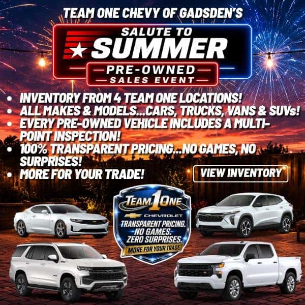 Celebrate America's 250th with HUGE SAVINGS during our Salute To Summer Pre-Owned Sales Event...all month long!