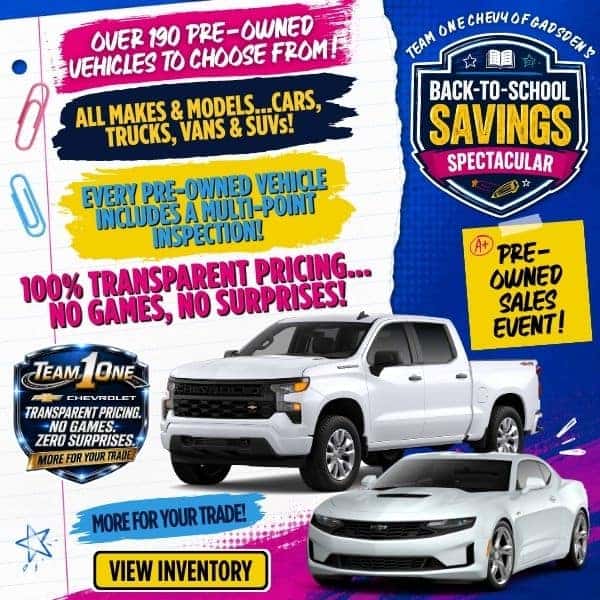 SAVE BIG on Over 190 Pre-Owned Vehicles During Our Back-To-School Savings Spectacular!
