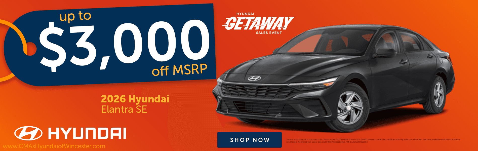 August Elantra Offer