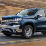 Blue 2021 Chevy Silverado