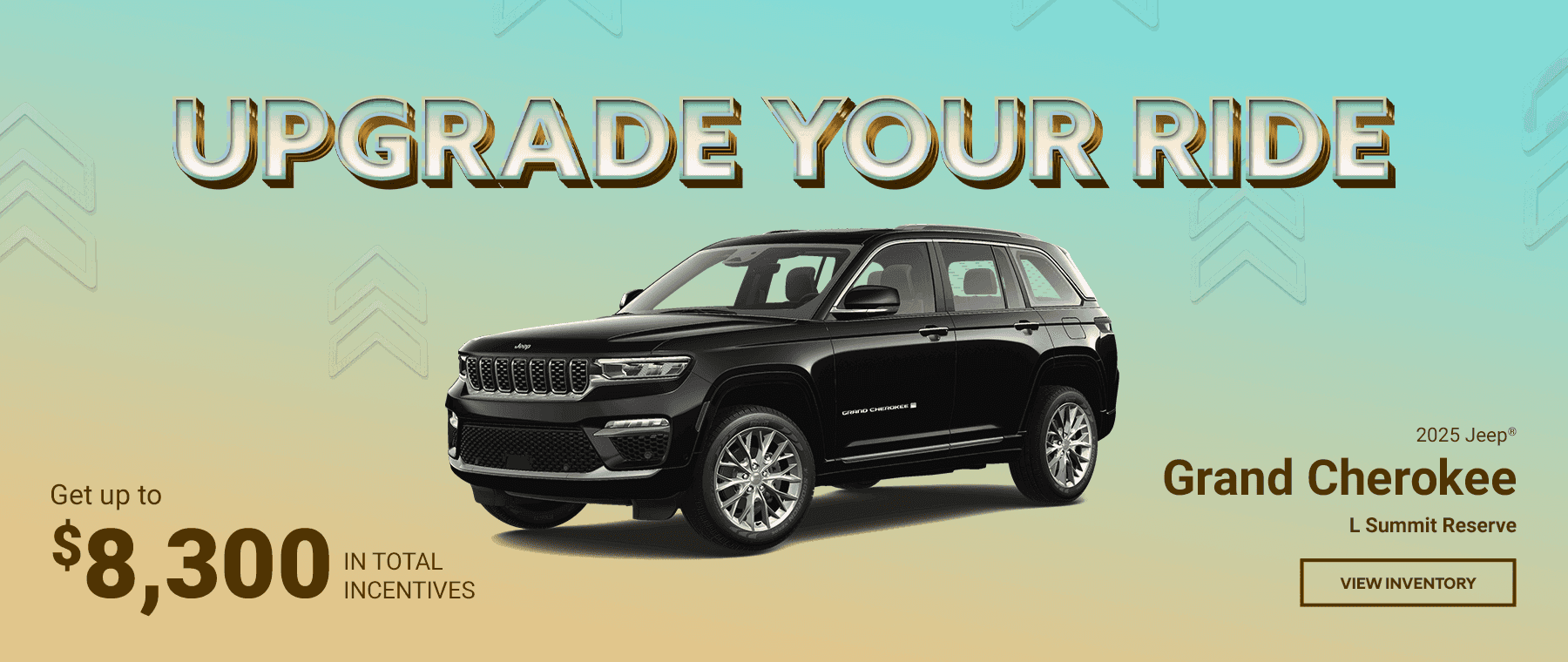 2025 Jeep® Grand Cherokee L Summit Reserve Get Up to $8300 IN TOTAL INCENTIVES