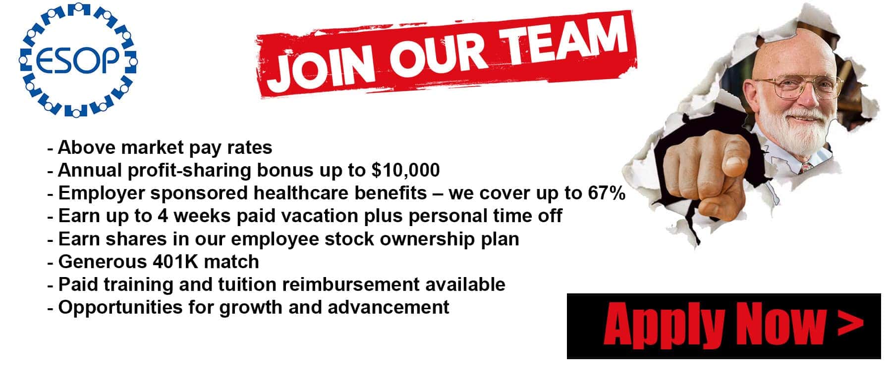 JOIN OUR TEAM