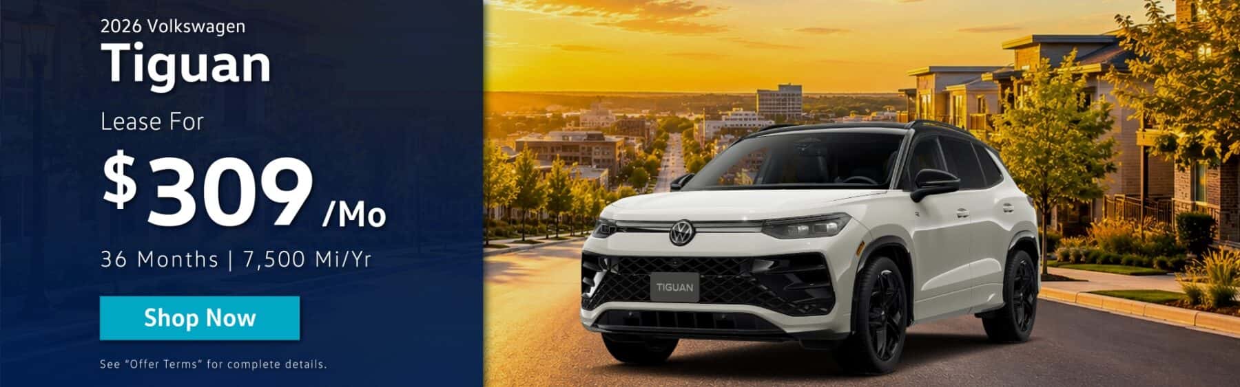 Tiguan July Lease Special