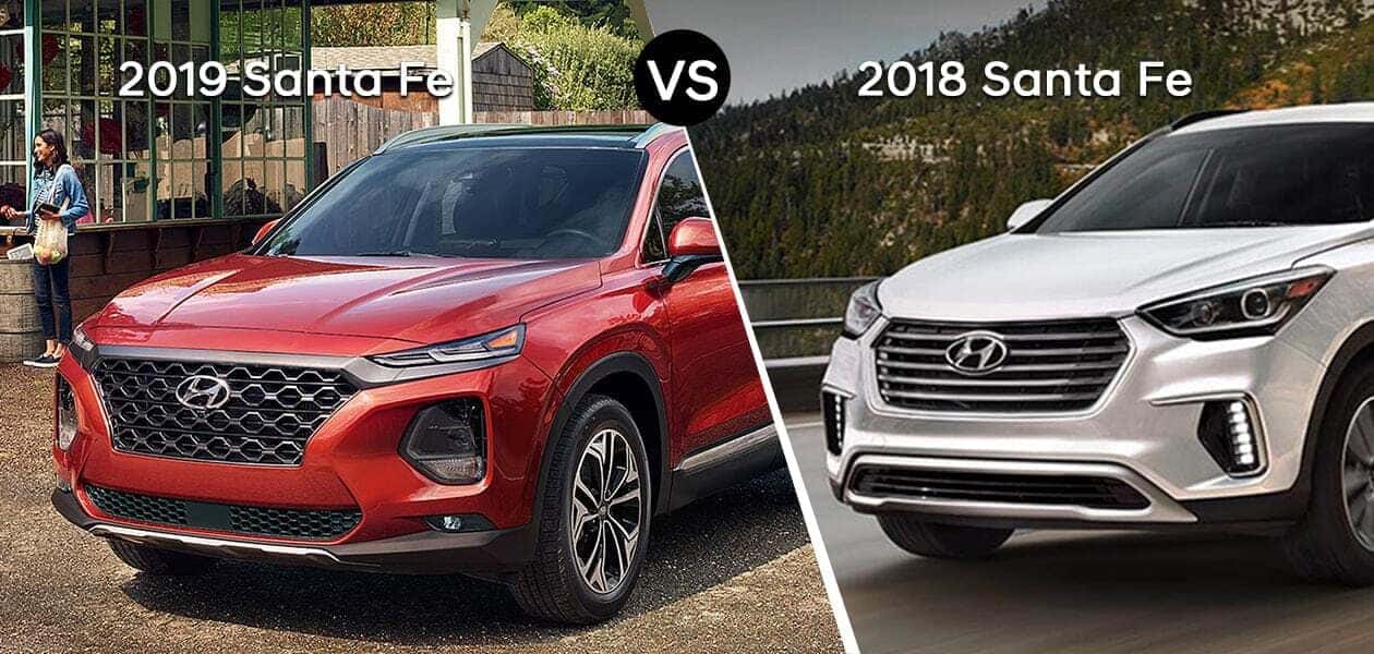 2019 Hyundai Santa Fe Chicago vs 2018 Hyundai Santa Fe Family