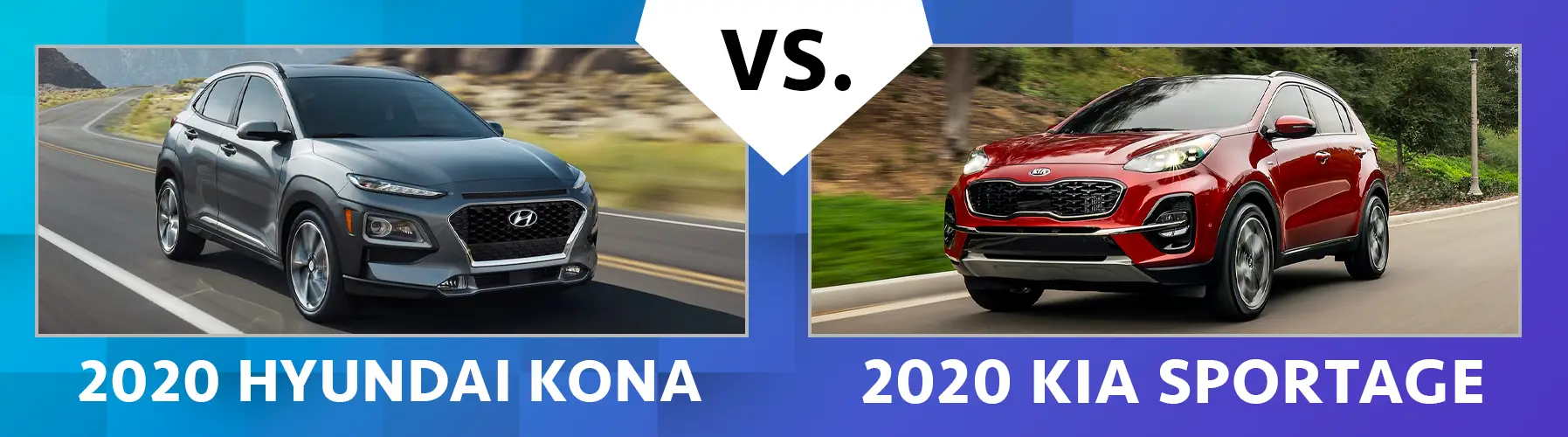 2020 Hyundai Kona vs 2020 Kia Sportage