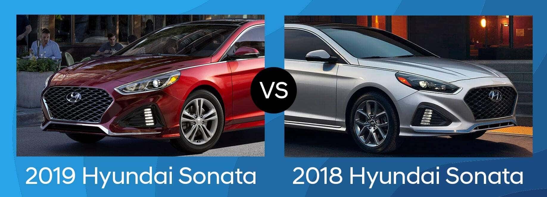 2019 Hyundai Sonata vs 2018 Hyundai Sonata Chicago IL