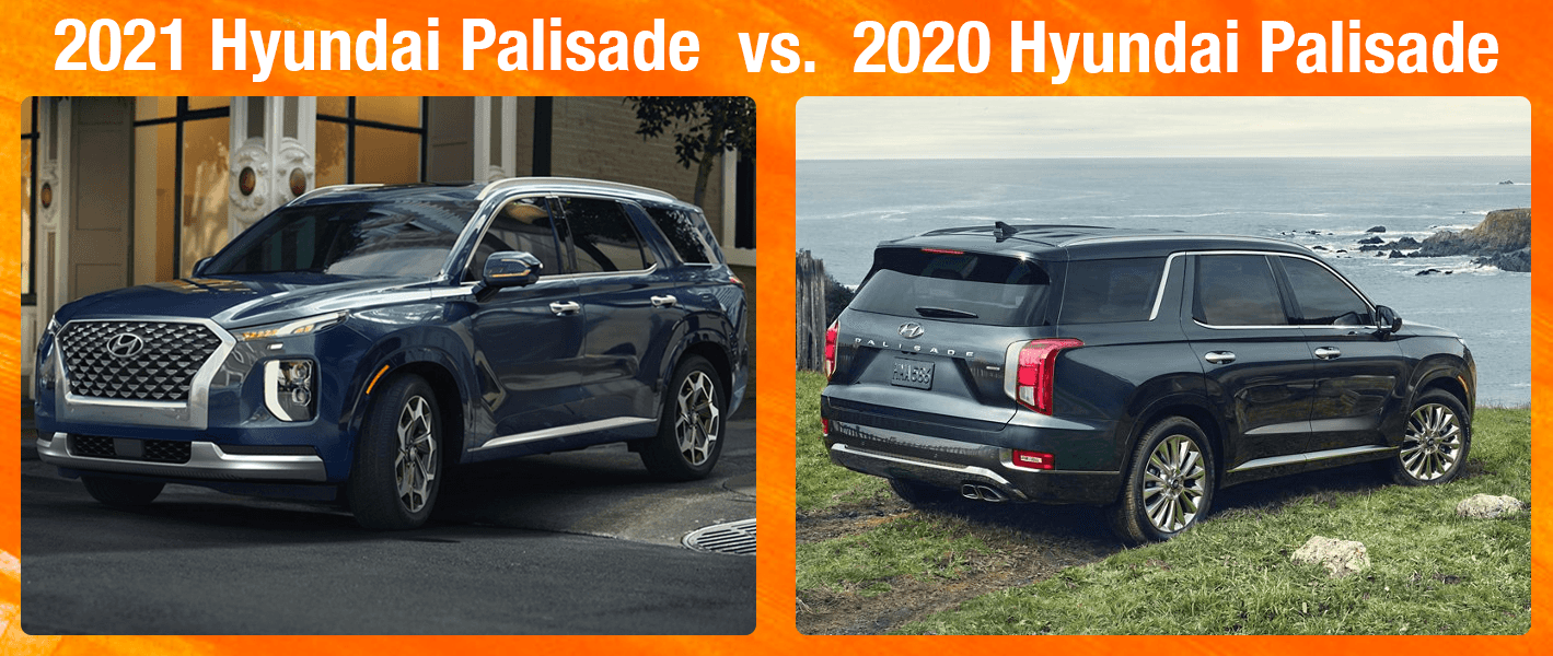 2021 Palisade vs 2020 Palisade Family Hyundai