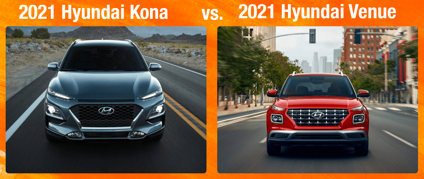 Hyundai Crossover Comparison: 2021 Hyundai Kona vs 2021 Hyundai Venue ...